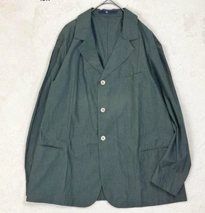 45R 45rpm Tailored Jacket, Cotton, Green, Size 4, Women's - Picture 1 of 16