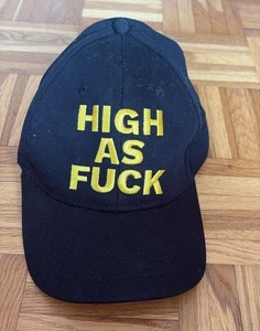 TOKIO HOTEL Cap HIGH AS FUCK Schirmmütze Käppi schwarz verstellbar NEU - Bild 1 von 3