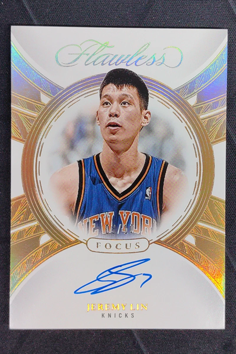 Panini Jeremy Lin Basketball Autographed Sports Trading Cards
