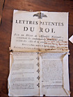 REVOLUTION 1790  affiche RELATIVE AUX CONDAMNES A MORT supplices confiscations