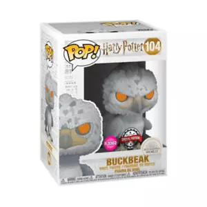 Funko Pop! Harry Potter - Buckbeak "orange eyes" (Flocked) #104 - Bild 1 von 2