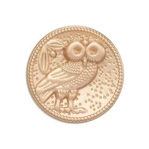 5pcs Vintage Owl Design Metal Button, Classic Decor for Clothing, Sewing, Crafts - Picture 1 of 6