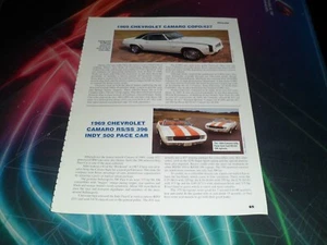 Chevrolet Camaro 1969 Copo/427 y Camaro RS/SS 396 Indy 500 Pace Car y Z/28 - Imagen 1 de 2