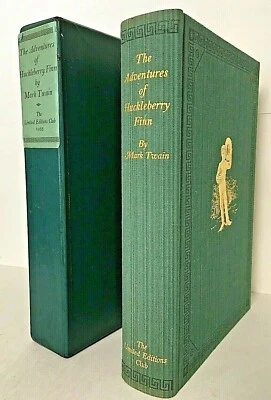 The Adventures of Huckleberry Finn  Mark Twain Limited Editions Club 1933 Signed - Image 1 of 4