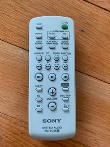 Genuine OEM Sony RM SC-55 Audio System Remote Control Factory Original - Foto 1 di 3
