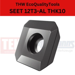 10 x SEET 12T3-AL THK10 (same as R245-12T3) Milling Inserts for Aluminium & Plastics - Picture 1 of 1
