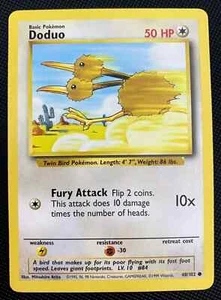 Pokemon Doduo 48/102 Base Set EXC BUY 2 CARDS GET 1 FREE!! - Bild 1 von 1
