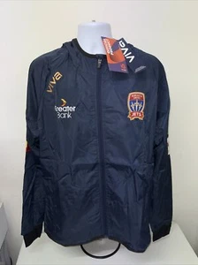 Newcastle United Jets 100% Original Mens Rain Jacket Size XSmall A-League NWT - Picture 1 of 8