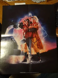CHRISTOPHER LLOYD SIGNED AUTOGRAPHED BACK TO THE FUTURE PART II FAN CLUB POSTER - Picture 1 of 2