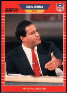 1989 Pro Set Announcers #5 Chris Berman Football Card NM-MT ESPN Sports ID:29269
