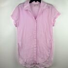 Calia by Carrie Underwood | S Small Pink Lightweight Button Tunic Top Althletic