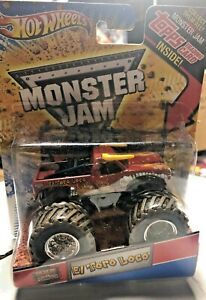 EL TORO LOCO 2012 WITH TRADING CARD AND MUD TREA DSHOT WHEELS Monster Jam  RED