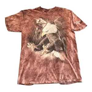 The Mountain Eagle Grafik T-Shirt Tie Dye Mammoth Mountain California Gr. L - Bild 1 von 7