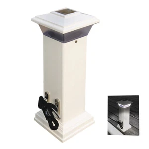 "LUZ DE MUELLE SOLAR DOCK EDGE CLEATLITE CON TACO DE AMARRE SS 12" - Imagen 1 de 1