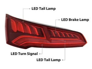 For 2018 2019 2020 Audi Q5 SQ5 LED Tail Light Driver Side AU2800120 80A945093A - Picture 1 of 8