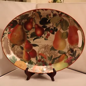 Michel Design Works Oval Tray – Medium - Pears Carte Postale - Picture 1 of 6