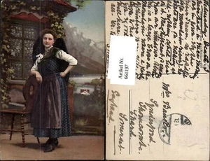 661197,Volkstrachten a. d. Salzkammergut Tracht Gmunden pub F. E. Brandt 12 - Picture 1 of 1