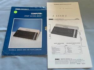 SAMS COMPUTERFACTS Atari 800XL Computer Technical Service Data Reference Manual - Afbeelding 1 van 1