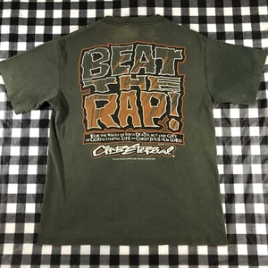 Jesus Christ Club Eternal Beat The Rap Vintage 90s Faded T-Shirt Single Stitch - Bild 1 von 11