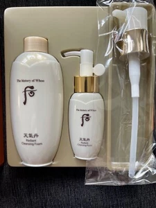 NIB THE HISTORY OF WHOO CHEONGIDAN RADIANT CLEANSING FOAM SET 200ml+50ml, Exp 27 - Picture 1 of 4