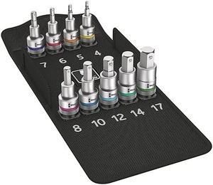 Wera 004201 8740 C HF1 1/2′′ Antrieb Zyklop Sechskant-Inbus-Bit Steckschlüsselsatz 4-17 mm - Bild 1 von 1
