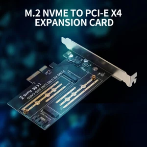 M.2 NVME zu PCI-E X4 Erweiterungskarte Festplatten Adapter Karte NVME/SATA - Afbeelding 1 van 10