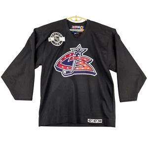 CCM NHL Columbus Blue Jackets Hockey Trikot Center Ice L - Bild 1 von 6