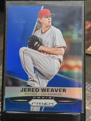 Panini Prizm Jered Weaver Blue Prizm 50/75 LA Angels 2015 Foto 1 de 3