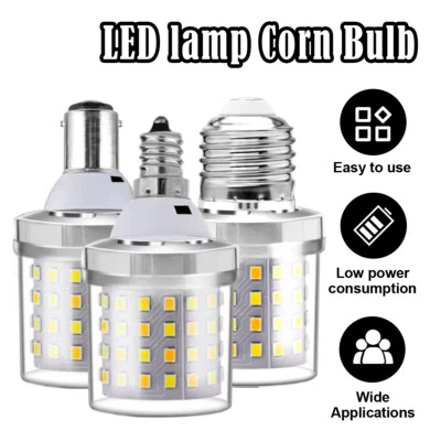Mini LED Corn Bulb E27 E26 E14 E12 B22 B15 9W Lamp 2835SMD for Chandelier - Image 1 of 4