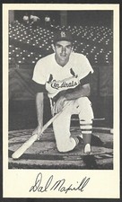 1969 Dal Maxvill  ST LOUIS CARDINALS  UNSIGNED  4-1/4 x 7  PICTURE PACK PHOTO #4