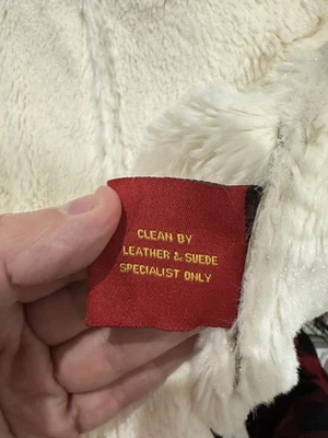 Chaqueta de gamuza Wilsons talla mediana forro de jerez piel sintética Foto 1 de 4