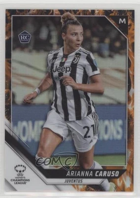 2021 Topps Chrome UEFA Women's Champions League /75 Arianna Caruso #59 Rookie RC - Image 1 of 2