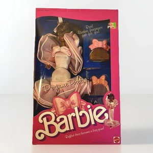 Parfum hübsche Christie Barbie Puppe Vintage 1987 rosa Kleid Schleife NRFB neu versiegelt - Bild 1 von 13