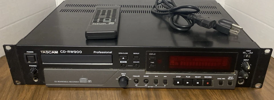 Tascam CD-RW900MKII Professional CD Recorder/Player remote (3 Bad buttons) Works - Image 1 of 4