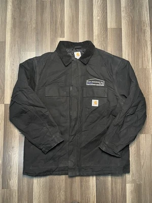 Chaqueta Carhartt C55 Para Hombre XL Negra Yukon Extremes Abrigo Forrado con Edredón Foto 1 de 4