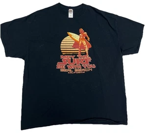 Camiseta para hombre May The Surf Be With You Seal Beach CA California talla 2XL USADA EN EXCELENTE ESTADO - Imagen 1 de 10