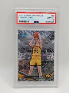 2022 Bowman's Best University U Caitlin Clark #50 PSA 10 - Bild 1 von 2