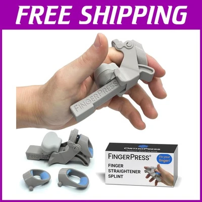 Customizable Finger Splint for PIP Flexion Contractures - Lightweight & Durable - Image 1 of 4