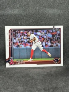 Zach Neto 2025 Topps Serie 1 #282 Los Angeles Angels Baseballkarte NM - Bild 1 von 12