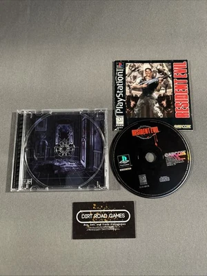 Resident Evil Sony PlayStation PS1 Black Label Complete w/ Registration Card - Image 1 of 4