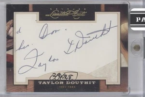 2011 Donruss Limited Cuts Cut Signatures /25 Taylor Douthit (#d to 25) #306 Auto - Picture 1 of 3