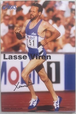 Lasse Viren * * 签名/亲笔签名 * * 4 张奥运金牌 — 第 1/3 张图片