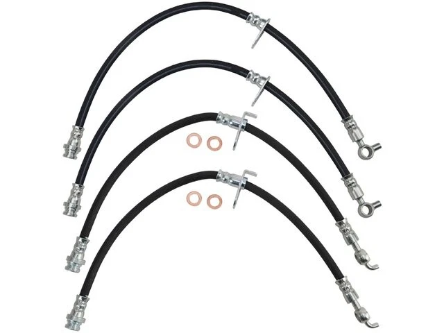 前后制动软管套件适用于 2007 - 2010 年福特 Edge 2008 2009 TJ621SN — 第 1/1 张图片