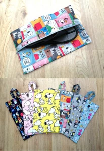 Snoopy/Totoro/Moomin Waterproof Shoe + Towel Organizer Travel Bag Xmas Gift - Picture 1 of 17