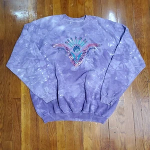 Vintage Dagoli Aztec Tribal Tie Dye Crewneck Size XXL - Picture 1 of 12