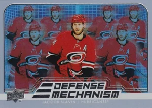 2022-23 UD Series 1 Jaccob Slavin Defense Mechanisms No. DM-18 Hurricanes - Picture 1 of 2