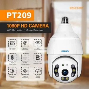 ESCAM dome camera 2-way voice 1080P wifi PT Smart night vision mobile tracking - Picture 1 of 1