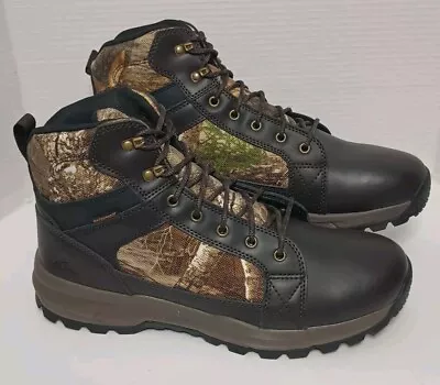 Ozark Trail Realtree Camo Hunting Boot Men’s Size 12 leather, waterproof NIB - Image 1 of 4