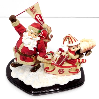 Estatuilla de mesa de Papá Noel College Treasures Oklahoma Sooners 2003 de colección Foto 1 de 4