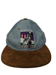 Kentucky Derby 121 1994 Adjustable OSFA Blue Inko Headwear 100% Cotton Hat